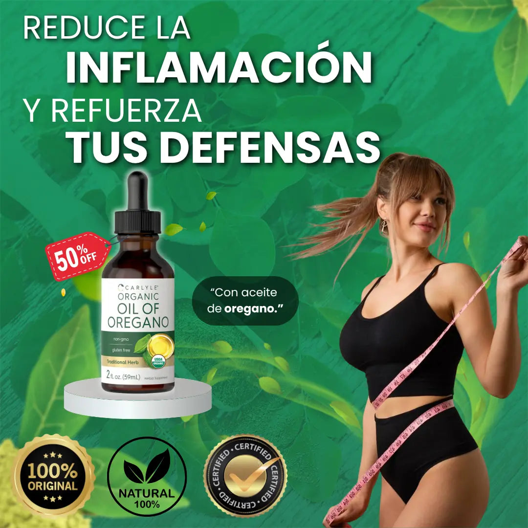 Aceite de Oregano | Desinflamacion natural
