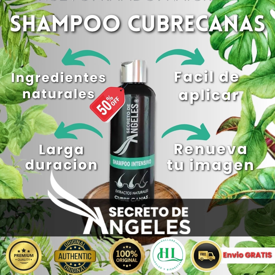 Shampoo Cubre Canas | Siéntete Joven en todo momento