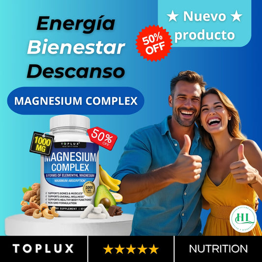 Magnesium Complex Plus – Energía y firmeza desde dentro
